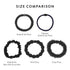 L. Erickson Grab & Go Ponytail Holders, Blush, Set of Fifteen, Exceptionally Secure with Gentle Hold