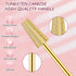 Hestya 7 Pieces Nail Drill Bits Set, Tungsten Carbide Drill Bits for Nails Electric File, Gold