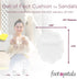 Foot Petals Ball of Foot Cushions, Long Lasting Pain Relief, Women's High Heel Insert 1 Pair, Gel with Toe Post