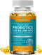 Probiotics 120 Billion CFU, 36 Strains + Organic Prebiotics & Digestive Enzyme Complex, 120 Softgels for Gut Health