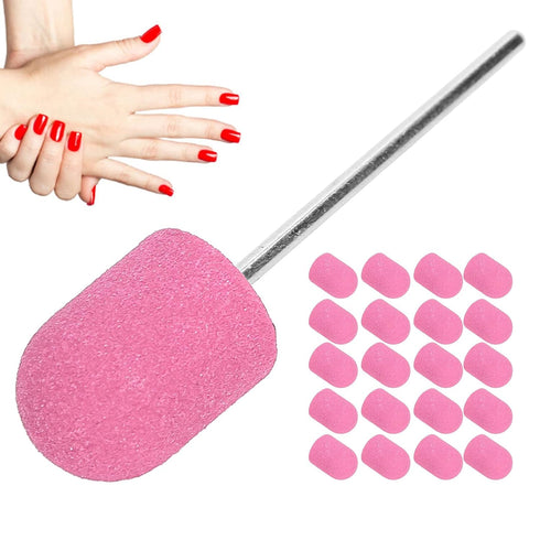 Nail Drill Bits Kit - Sanding and Polishing Nail Drill Bits Set for Manicure and Pedicure Home Salon Use