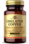 Solgar Chelated Copper, 100 Tablets, Supports Collagen Formation, Non-GMO, Vegan, Gluten Free