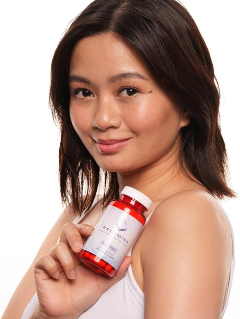 Relumins Advance Nutrition Gluta 1000 - Reduced L-Glutathione, Alpha Lipoic Acid & Rose HIPS - Antioxidant Support for