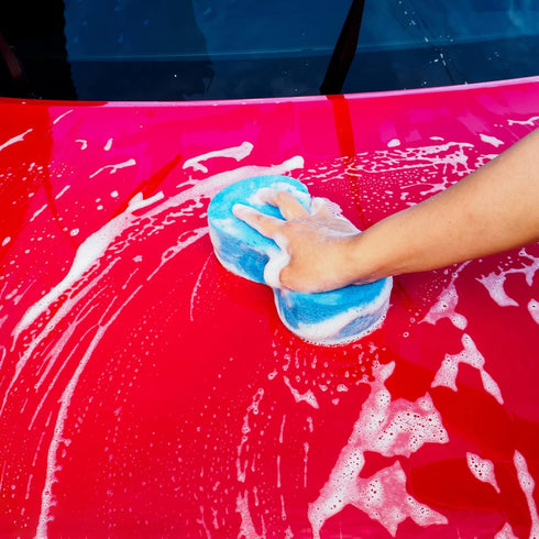 TOPZEA 15 Pcs Car Wash Sponges – Handy Cleaning Scrubber Washing Sponge Pads for Cars and Kitchen