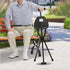 Mlonausz 35.4 Inches 249.12lbs Walking Stick, Walking Cane, Cane Chair, Folding Cane with Seat is Tall, and Supports up
