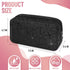 SIDESUGAR PU Leather Sanitary Napkin Storage Bag Tampon Bag for Purse Travel Small Make Up Bag Cosmetic Bag Menstrual