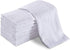 Universal Cleaning Towels - White Bulk 36 Pack, 16” X 19” 100% Cotton Fully Bordered Commercial Grade Terry Weave Cloth
