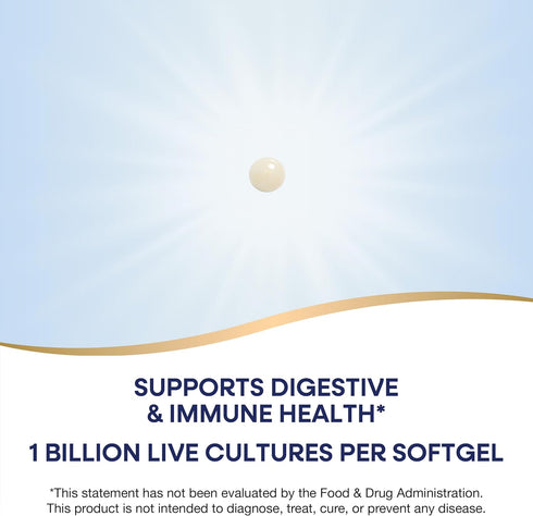 Nature's Way Primadophilus Reuteri Probiotic Pearls, 1 Billion Culture, 4 Strains for Digestive & Immune Health, 30