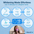 WardTai 32 3X 6 7 Teeth Whitening Kit with LED Accelerator Light, Percent Gentle Hydrogen Peroxide Gel Pens