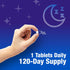 ORZAX Sleep Supplement - Melatonin 5 mg, Vitamin B6 & 5-HTP for Restful Sleep, 120 Tablets for Adults