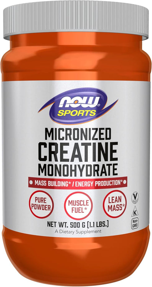 NOW Foods Micronized Creatine Powder, 500 g, Sports Nutrition