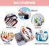 Travel-Accessories Makeup Bag for Women, Water Resistant Toiletry Bag for Travel Essentials, Eco Leather Cosmetic Bag