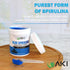 AKI Blue Spirulina Powder Pack, 1 Oz, Loaded with Antioxidants, Vegan Food Coloring for Smoothies and Pastries