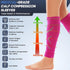 Lycheers Calf Compression Sleeve for Women & Men - Footless Compression Socks - Running, Cycling and Travel Essentials