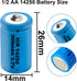 8 Pack Rechargeable 14250 Battery 3.7V, Lithium Batteries Can Replace 3.6 Volt LS 14250, ER14250, CR14250 for Laser