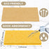 Zhengmy 100 3.9 2.4 0.12 Inch Pieces Sponges Bulk Sponges Kitchen Compressed Sponge Natural Dish Sponge Compressed Wood