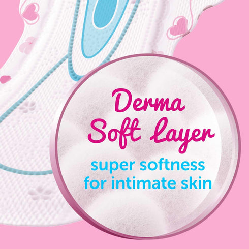 WHISPER 45 31.7 cm Ultra Skinlove Sanitary Pads for Women | Thin XL+ Pads | Cottony Soft Top Sheet | Irritation Free |