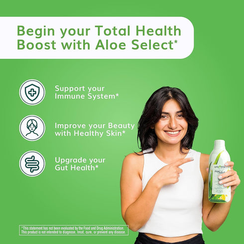 Univera Aloe Vera Juice - Organic Aloe Vera with 10% Polysaccharide Retention, Digestive Enzymes for Gut Health, Immune