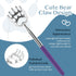 (4-Pack) Portable Extendable Telescopic Bear Claws Back Scratchers/Hand Massager with Rubber Handles