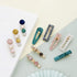 Mehayi 20 PCS Macaron Pearl Acrylic Resin Fashion Hair Clips Set, Cute Hair Barrettes Bobby Pins, Boho Fancy Hairpin