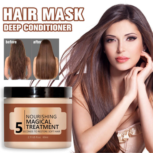 OUHOE Nourishing Magical Treatment - OUHOE Magical Hair Mask, Karasell Collagen Hair Mask, Deep Conditioner for Dry Damaged Hair (2Pcs)