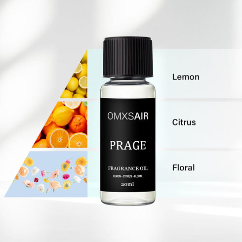omxsair (20ml/0.7FL oz) Luxury Hotel Scent Prage Oil Diffuser Refill Kit | Long Lasting Essential Oil for Large Room