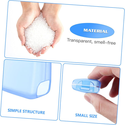FOMIYES 10pcs Toothbrush Holder, Portable Toothbrush Cap and Cover Case for Travel