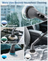 IPX7 2-Speed, 7 VICNOVA Electric Spin Scrubber, Waterproof Extendable Long Handle Cordless Cleaning Brush