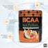 BCAA Natural Plant Based Powder, Orange Coconut Flavor, Vegan BCAA Powder, 30 Servings for Recovery