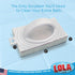 Lola Products All Purpose Scrubber Bath and Tile Scrubber, Light Duty Non-Scratch Handle, 6 Pack