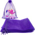 100PCS 6x9 Inches Organza Drawstring Pouches, Jewelry Party Wedding Favor Gift Bags (Purple)