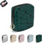 4.5" Small Makeup Bag for Women, Mini Cosmetics Pouch with Zipper for Girls, Green, Small
