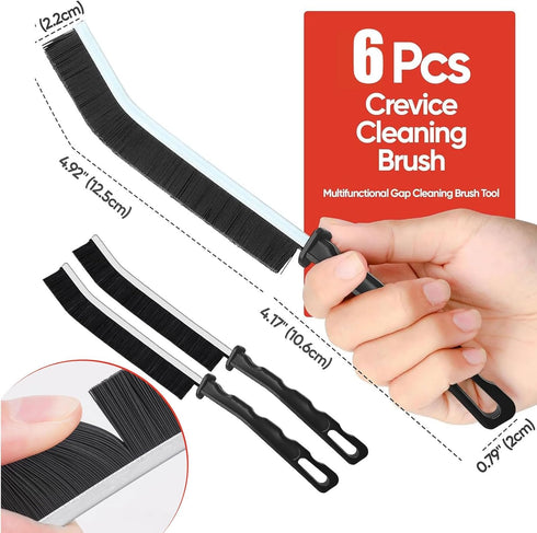 Crevice Cleaning Brush, Multifunctional Tool for Bathroom, Kitchen, Toilet, Bathtub, Sink, Household Cleaning