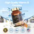 13-in-1 Vitamin B Complex Plus with B1, B2, B3, B4, B5, B6, B7, B8, B9, B12, C, D3, K2 - Energy, Nerve, Immune, Skin
