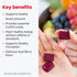 humanN SuperBeets Heart Chews - 100mg CoQ10 with Beetroot & Grape Seed Extract, 60 Count