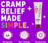 CONTROL Menstrual Cramp Relief Cream, Topical Pain Relief for Period Cramps, 3 oz Tube
