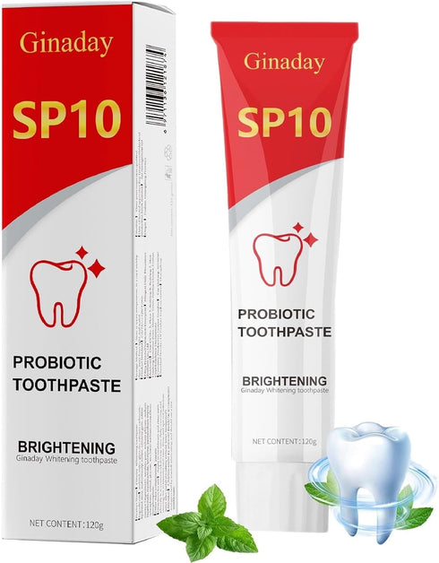 Magic Changing SP10 Probiotic Toothpaste, Deep Cleaning Care Fresh Breath Ultra Whitening SP10 Toothpaste.(1Pcs)