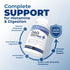 NATURALABS 60 1 DAO Supplements Histamine Blocker DAO Enzyme + Diamine Oxidase & Vitamin C for Gut Health & Food