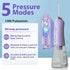 H2ofloss 300ML IPX7 Water Dental Flosser Teeth Pick, Cordless Portable Oral Irrigator Rechargeable Travel Irrigation