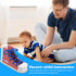 Heclia Shoe Ties Practice for Kids Learn to Tie Shoes with Wooden Lacing Sneaker Shoelaces a Shoe Educational Toy