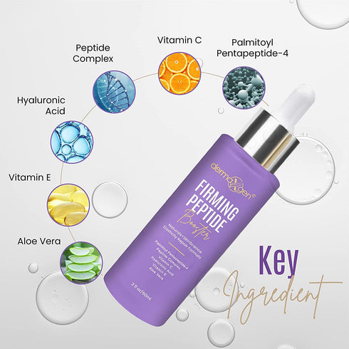 Peptide Complex Serum + MATRIXYL 3000 ORGANIC HYALURONIC - Triple Combination Anti Aging Serum for Skin