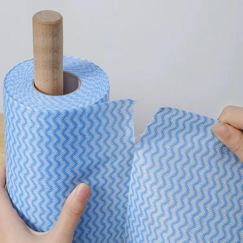 KLEENDOL200 2 Sheet Disposable Cleaning Cloths Disposable Dish Cloths Paper Towels Reusable Household Cleaning Towel