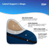 NYOrtho Wheelchair Lateral Support - L-Shape Padded Lateral Support Cushion with High-Performance Stretch Fabric Cover