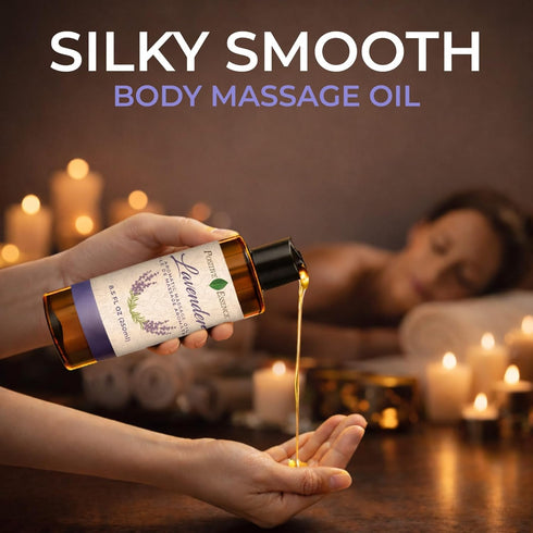 Set, Massage Oil for Massage Therapy Relaxing Massage Oil Pure Essential Oils for Skin Care, Jojoba, Sweet Almond
