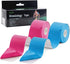 MUEUSS Kinesiology Tape Elastic Cotton Athletic Tape, 20 Count, 10" Precut Strips for Muscle Pain Relief