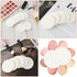 50 Pieces White Round Makeup Sponge, Facial Powder Puff Cosmetic Blender for All Skin Types, Wet and Dry Dual Use