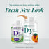 MICHAEL'S Health Naturopathic Programs Vitamin D3 with K2 - 90 Chewable Tablets, Apricot Flavor