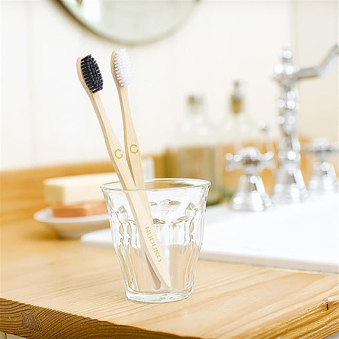 Biodegradable Bamboo Toothbrushes, 10 Piece BPA Free Soft Bristles, Natural, Eco-Friendly, Compostable