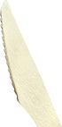 KingSeal Disposable Wood Cutlery Knife, FSC Certified, Biodegradable, 6.5 Inch Length - 100 Count