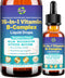 JUIWEFKK Advanced Vitamin B Complex Liquid Drops for Women Men & Kids, 15-in-1